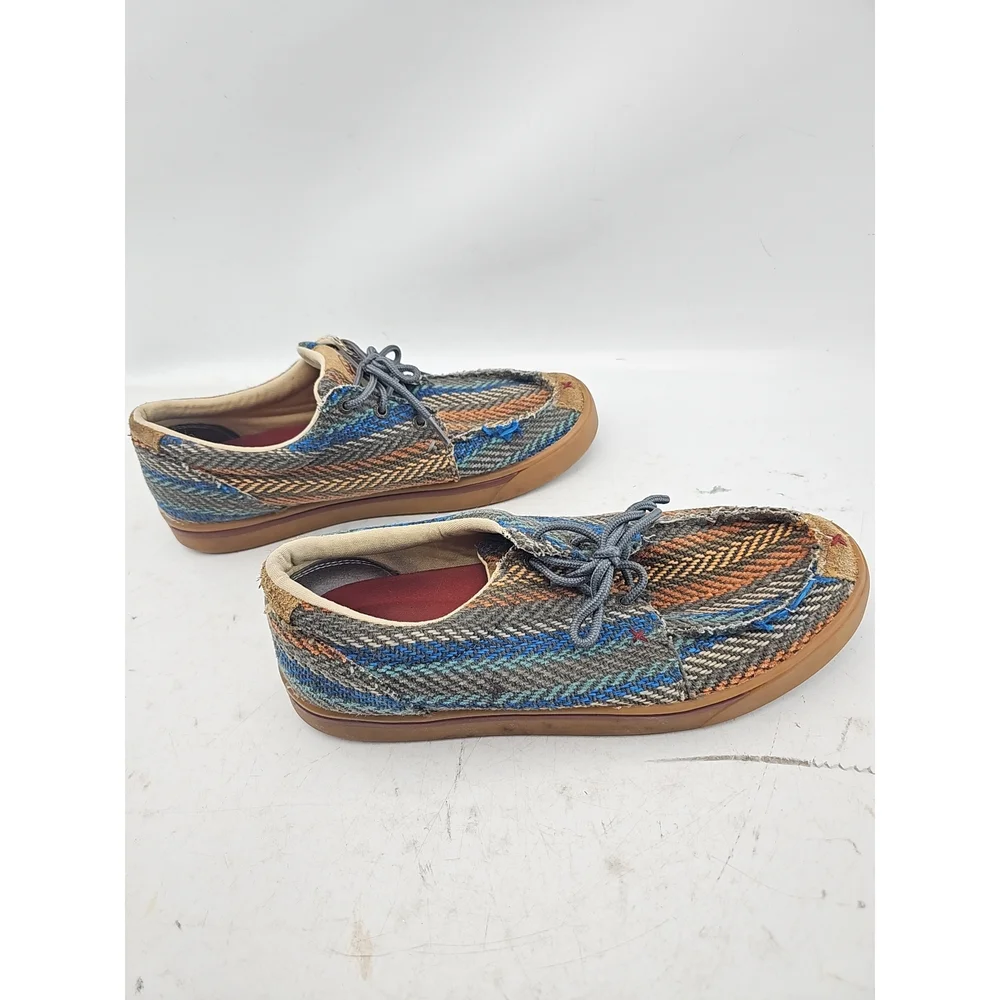 Twisted X Woven Lace-Up Casual Shoes
